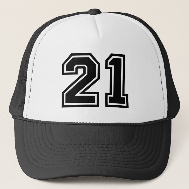 Casquette Numéro 21 Classique (Devant)