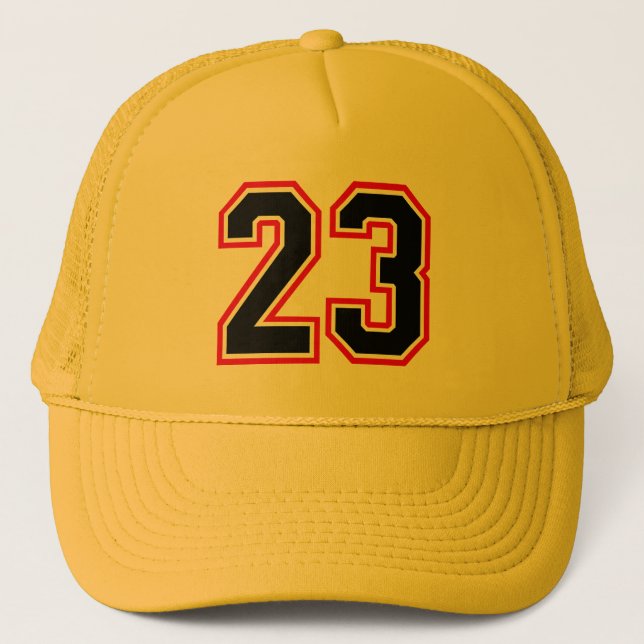Casquette Numéro 23 Chapeau de camion (Devant)