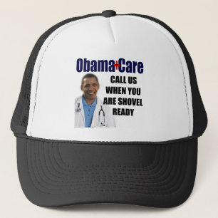 Casquette ObamaCare - pelle prête