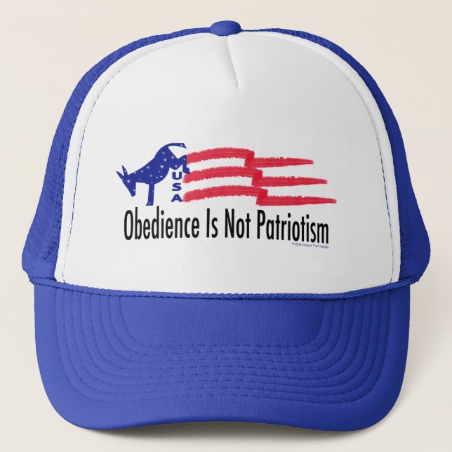 Casquette Obéissance patriotique (Devant)