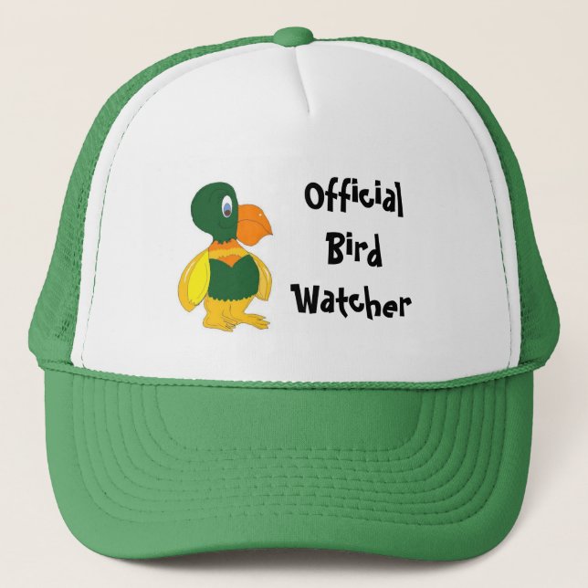 Casquette Observateur officiel d'oiseaux (Devant)