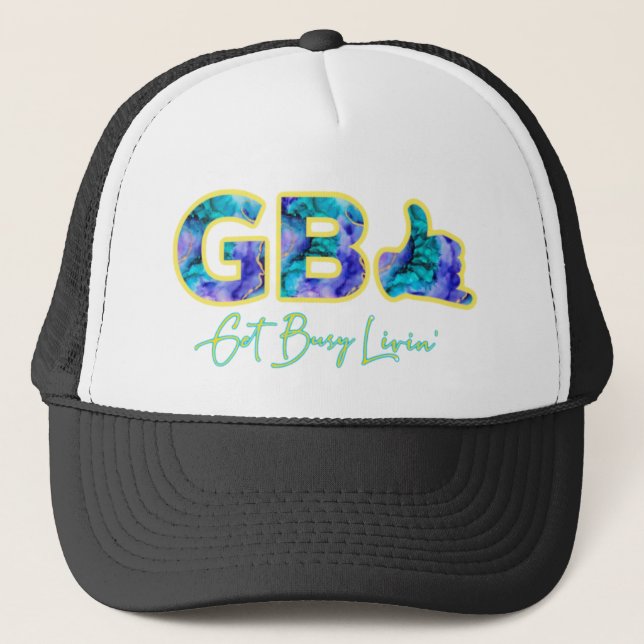 Casquette Obtenez Busy Livin' Collection Trucker Hat (Devant)