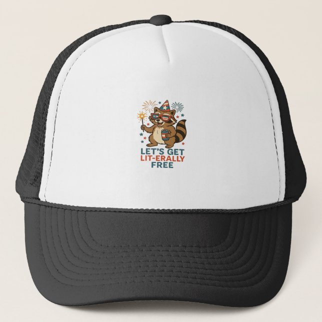Casquette Obtenons un design vraiment libre - Citation de fê (Devant)