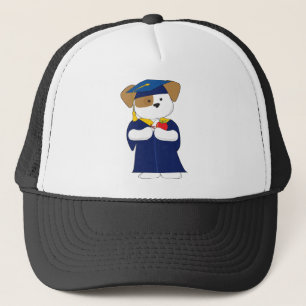 Casquette Obtention du diplôme mignonne de chiot