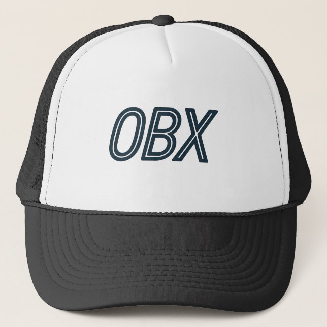 Casquette OBX Outer Banks North Carolina Design de voyage - (Devant)