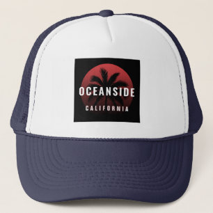 Casquette Oceanside California Beach Nom personnalisé