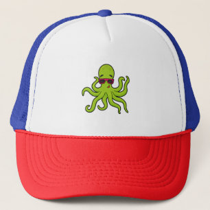 Casquette Octopus avec lunettes de soleil