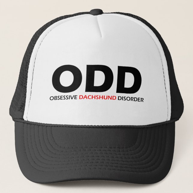 Casquette ODD - Trouble obsessionnel de la Dachshund (Devant)