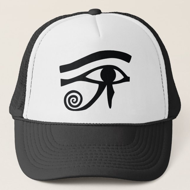 Casquette Oeil de Horus hiéroglyphique (Devant)