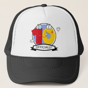Casquette Officiellement bannière de 10 anniversaires