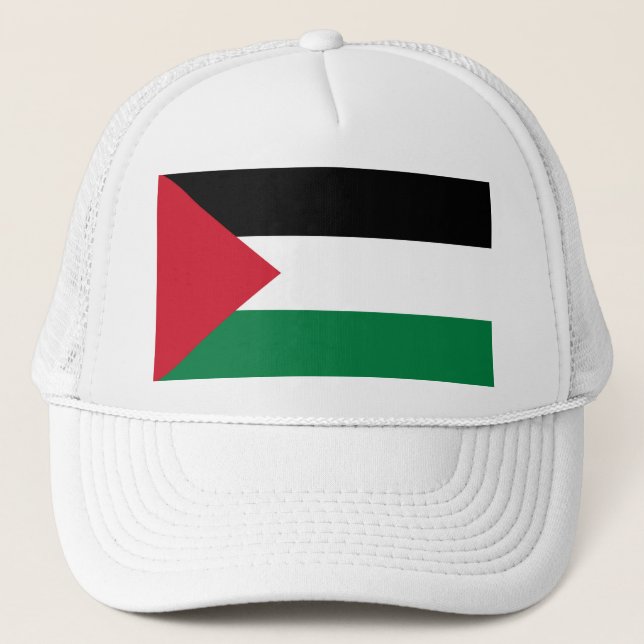 Casquette officiellement le drapeau de l'État de Palestine (Devant)