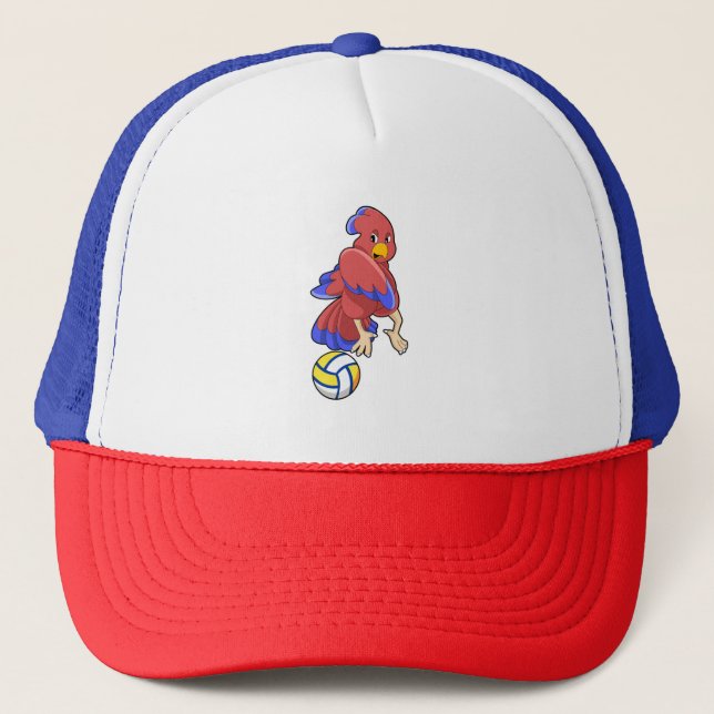 Casquette Oiseau aux sports de volley-ball (Devant)