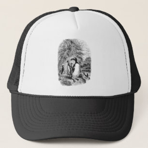 Casquette Oiseau vintage de pingouin de macareux de pingouin