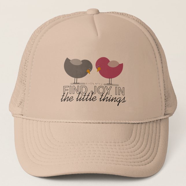 Casquette Oiseaux Dessin Dessin Nostalgique Émotionnel Simpl (Devant)