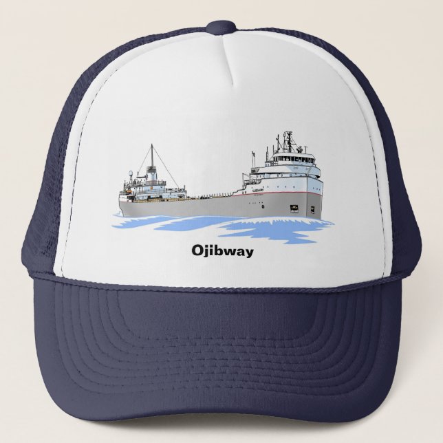 Casquette Ojibway, cargo des Grands Lacs (Devant)