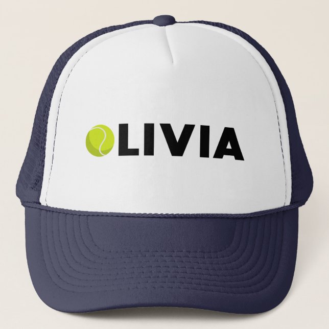 Casquette Olivia Tennis Trucker Chapeau (Devant)