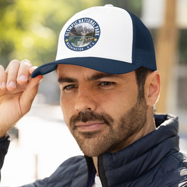Casquette Olympic Naional Park Photo Mountain Landscape (Créateur téléchargé)