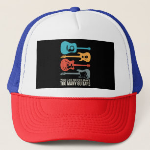 Casquette On Ne Peut Jamais Avoir Trop De Guitares