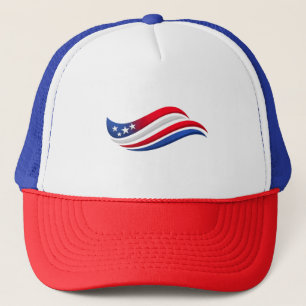 Casquette ondoyante drapeau américain Patriotiqu