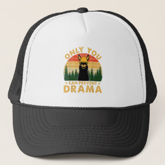 Casquette Only you can prevent drama Llama