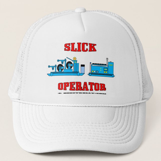 Casquette Opérateur luisant, opérateur de Slickline, (Devant)