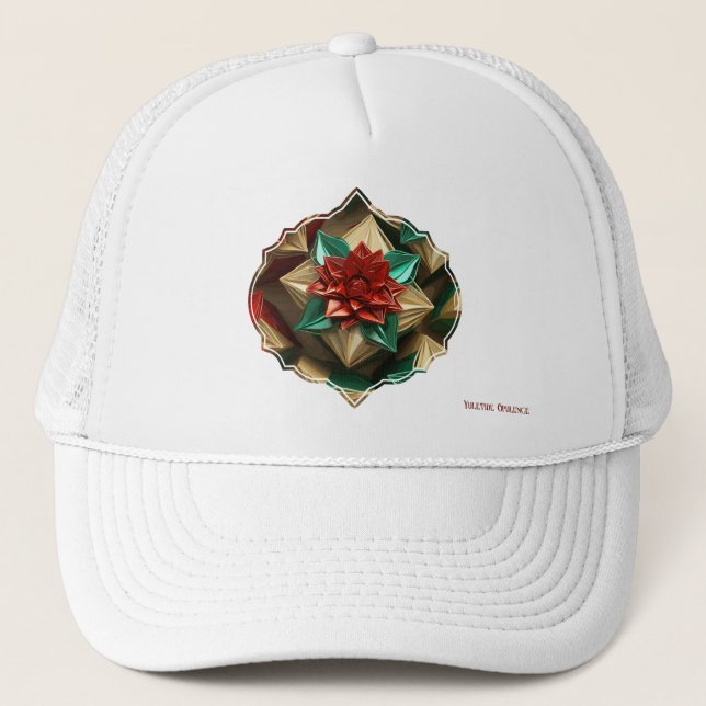 Casquette Opulence de Noël : fils d'or de Christmas (Devant)