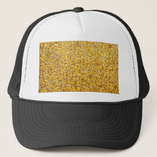CASQUETTE OR MODERNE FRAIS AVEC DES PARTIES SCINTILLANTES