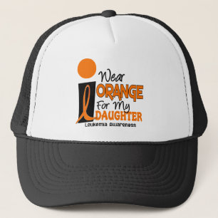 Casquette ORANGE d'USAGE de la leucémie I POUR MA FILLE 9