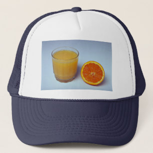 Casquette Orange et jus délicieux