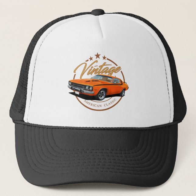 Casquette Orange Vintage Roadrunner (Devant)
