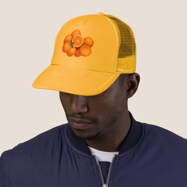 Casquette Oranges (En situation)