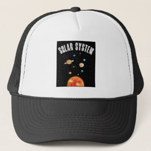 Casquette Orbites vintages des planètes Amateur d'astronomie