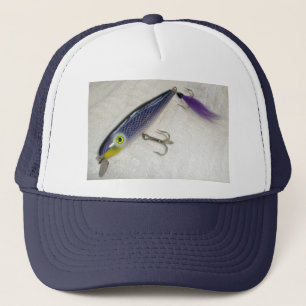 Casquette Original AJS Purple Swimmer Saltwater Lure #1 Casq