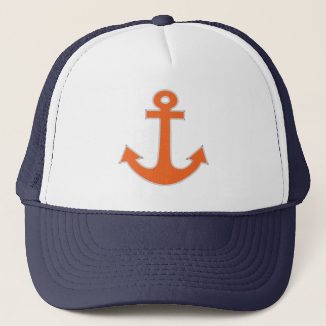 Casquette Original Embroidery Anchor Capitaine Nautical (Devant)
