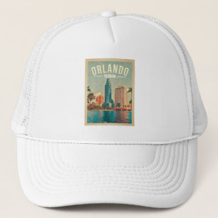 Casquette Orlando Florida Vintage Hauts bâtiments Palm 1960
