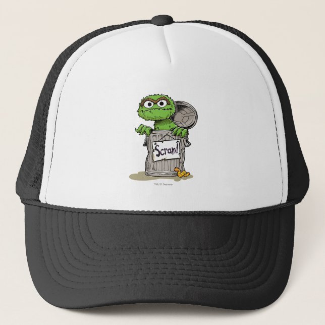 Casquette Oscar le Grouch dégage (Devant)