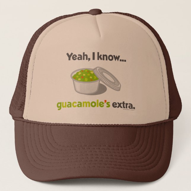 Casquette Ouais je sais que le guacamole est supplémentaire (Devant)