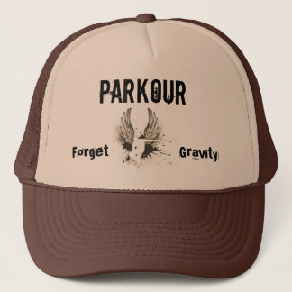 Casquette Oubliez la gravité, Parkour