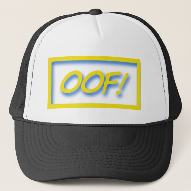 Casquette Ouf ! Gamer disant citation (Devant)