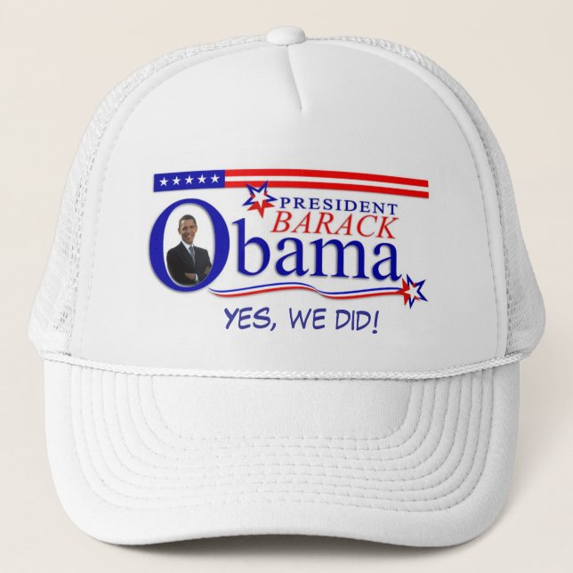 Casquette Oui nous avons fait ! - Le Président Obama Hat (Devant)