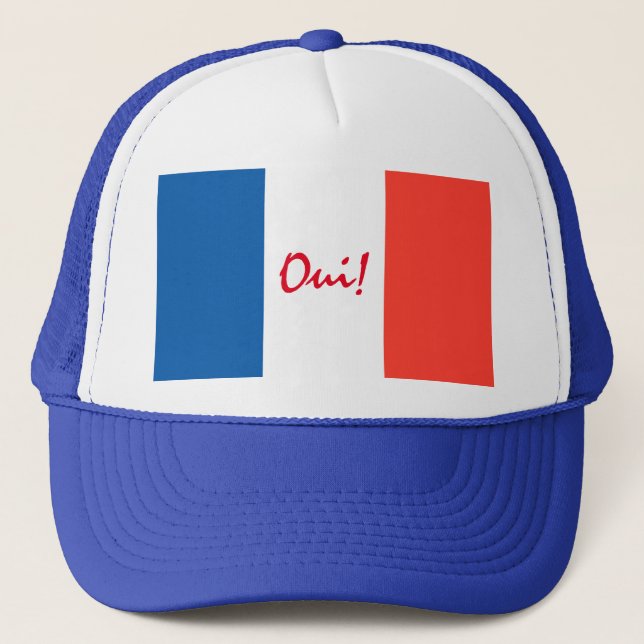 Casquette Oui Pavillon français personnalisable (Devant)