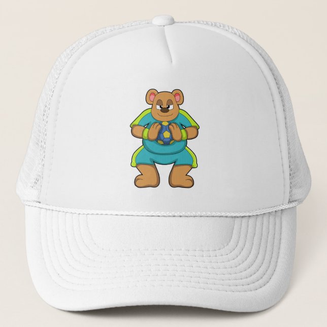 Casquette Ours comme joueur de handball avec Handball (Devant)