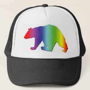 Casquette Ours d'arc-en-ciel
