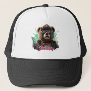 Casquette Ours de légende de rue - Design graphique Cool