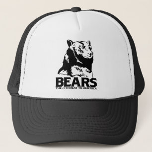 Casquette ours machines à tuer sans dieu humour t-shirt drôl
