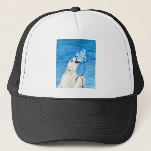 Casquette Ours polaire avec Marshmallow grillé