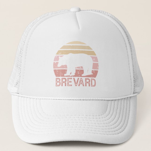 Casquette Ours rétro de Brevard Caroline du Nord (Devant)