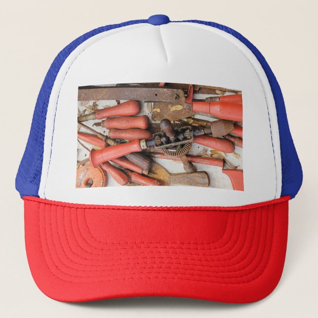 Casquette Outils Outil Russe antique Red Man (Devant)