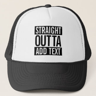 CASQUETTE OUTTA DROITS… AJOUTENT VOTRE TEXTE MEME