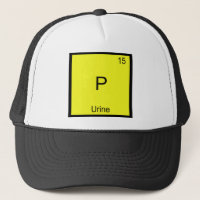 P - Symbole de l'élément de chimie de l'urine Amus